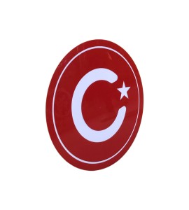 Yuvarlak Pleksi Türk Bayrağı Kiralama