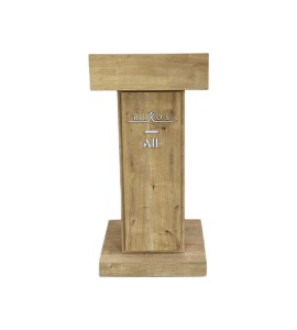 Ahşap Ayaklı Ahşap Kürsü Kiralama