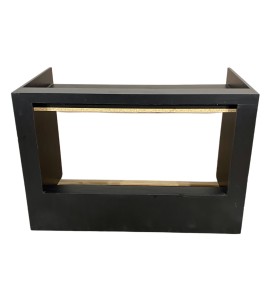 Siyah Ahşap TV Girişli DJ Desk Kiralama 80x120x75