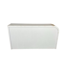 Beyaz Ahşap Radüslü Desk Kiralama 100x195x47