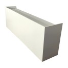 Ahşap Beyaz DJ Desk Kiralama 88x250x50