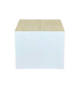 Beyaz Ahşap Küp Kiralama 35x42x42