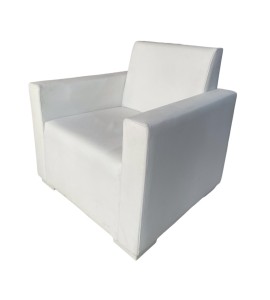 Beyaz Deri Davos Koltuk Kiralama