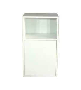 Beyaz Ahşap Kapaklı ve Raflı Desk Kiralama 90x50x35