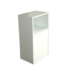 Beyaz Ahşap Kapaklı ve Raflı Desk Kiralama 90x50x35