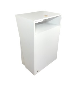 Beyaz Ahşap Raf Tablalı Kapaklı Desk Kiralama