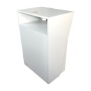 Beyaz Ahşap Raf Tablalı Kapaklı Desk Kiralama