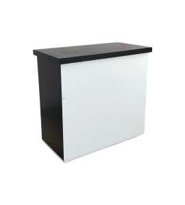 Siyah Beyaz Ahşap Desk Kiralama 100x105x100