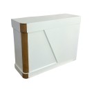 Beyaz Ahşap Karşılama Desk Kiralama 100x130x45