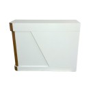 Beyaz Ahşap Karşılama Desk Kiralama 100x130x45