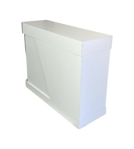 Beyaz Ahşap Karşılama Desk Kiralama 100x130x45