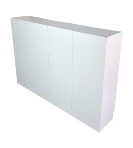 Beyaz Ahşap Kapaklı Desk Kiralama 110x160x30
