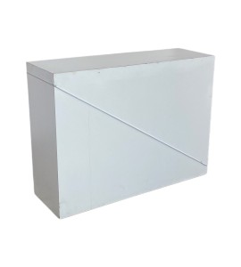Beyaz Ahşap Ledli Desk Kiralama 90x120x40