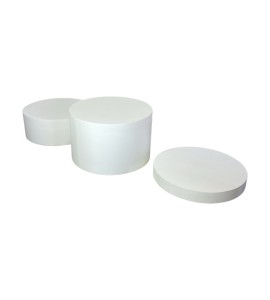 Beyaz Ahşap Silindir Kaide Sıralama Basamağı Kiralama 10-30-50