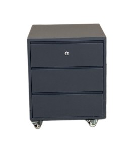 Antrasit Tekerlekli Çekmeceli Keson Kiralama 60x50x60