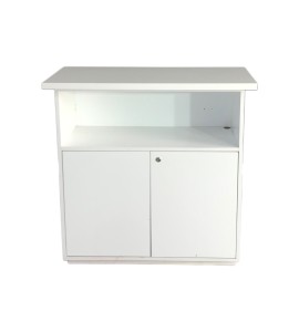 Beyaz Ahşap Uzun Tablalı Kapaklı Desk Kiralama 97x100x50