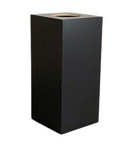 Siyah Ahşap Geri Dönüşüm Kaidesi Kiralama 110x50x50