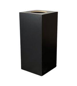 Siyah Ahşap Geri Dönüşüm Kaidesi Kiralama 110x50x50