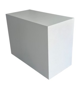 Beyaz Ahşap Kapaklı Desk Kiralama 90x120x60