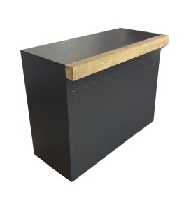  Siyah Ahşap Kapaklı Desk Kiralama 100x120x55