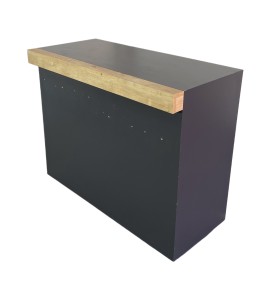  Siyah Ahşap Kapaklı Desk Kiralama 100x120x55