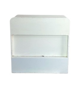 Beyaz Ahşap Işıklı Desk Kiralama 100x100x50