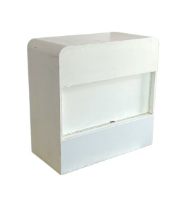 Beyaz Ahşap Işıklı Desk Kiralama 100x100x50