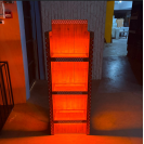 Led Işıklı Ahşap Sergileme Ünitesi