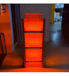 Led Işıklı Ahşap Sergileme Ünitesi