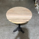 Retro Ahşap Bistro Masa