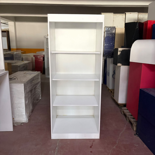 Minimalist Ev / Ofis Kitaplığı (Beyaz)
