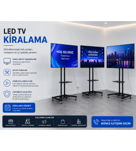 LED TV Kiralama | Fuar, Etkinlik ve Organizasyonlar İçin TV