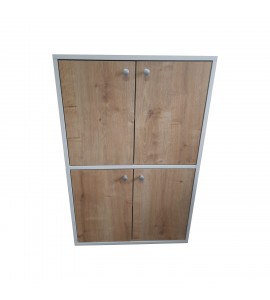 4 Kapaklı Raflı Çok Amaçlı Dolap 65x40x101,4 cm 4 Kapaklı Raflı Çok Amaçlı Dolap 65x40x101,4 cm