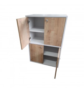 4 Kapaklı Raflı Çok Amaçlı Dolap 65x40x101,4 cm 4 Kapaklı Raflı Çok Amaçlı Dolap 65x40x101,4 cm