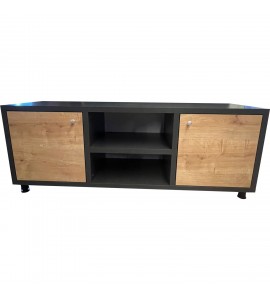 İki Kapaklı Ara Raflı Tv Ünitesi Dolabı 150x45x50 cm İki Kapaklı Ara Raflı Tv Ünitesi Dolabı 150x45x50 cm